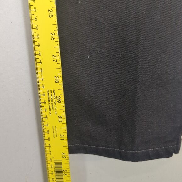 Levis 550 Black Denim Jeans Made In USA Women's 20W Tapered Leg - Picture 8 of 8